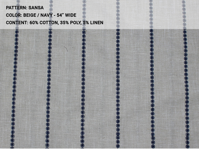 SANSA fabric collection cover - Catania Silks