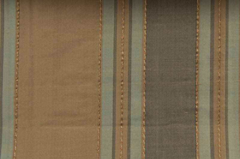 HAWIAN STRIPE fabric in Silk Hawaiian Stripes Blue Lagoon - Catania Silks