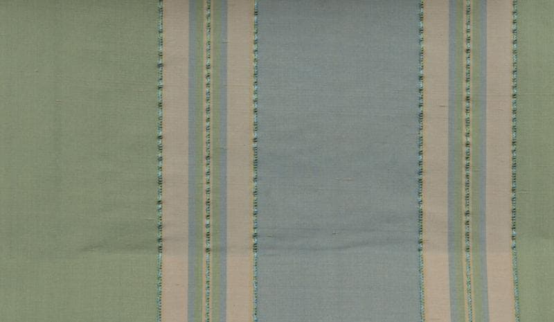 HAWIAN STRIPE fabric in Silk Hawaiian Stripes Ocean - Catania Silks