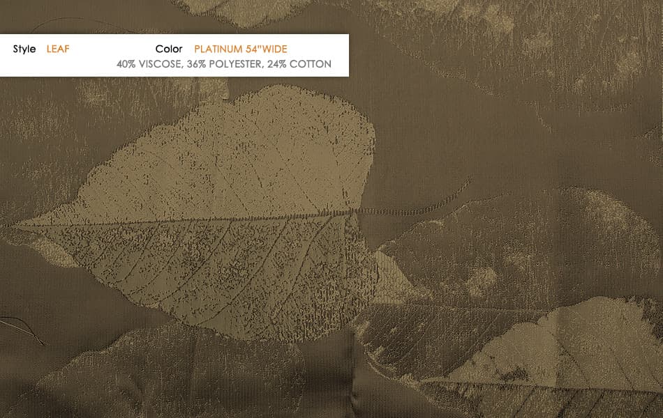 LEAF fabric - Catania Silks