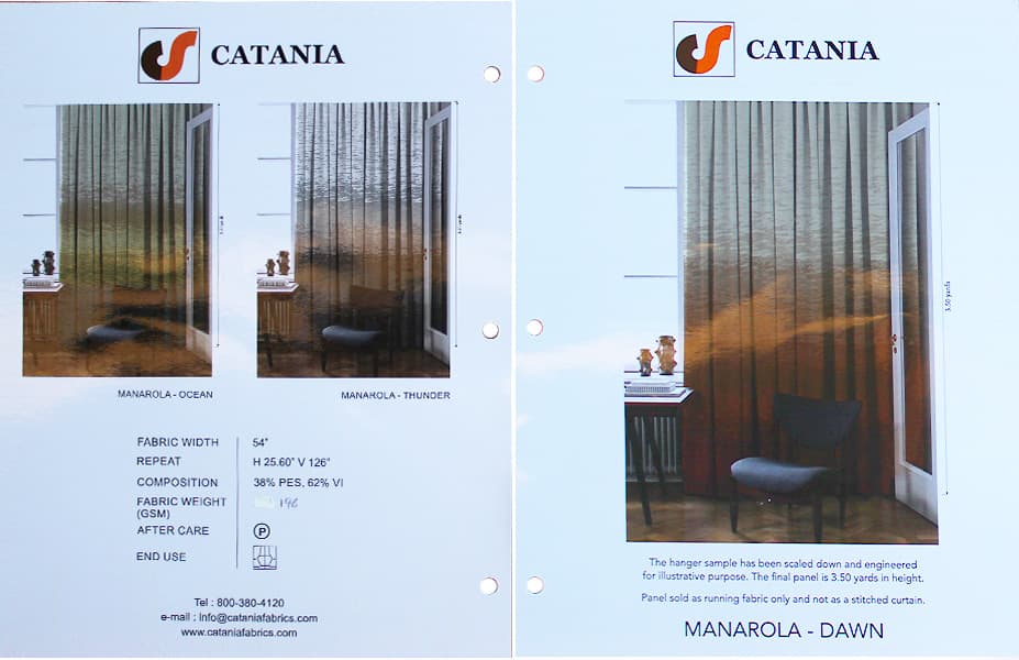 MANAROLA fabric in Dawn - Catania Silks
