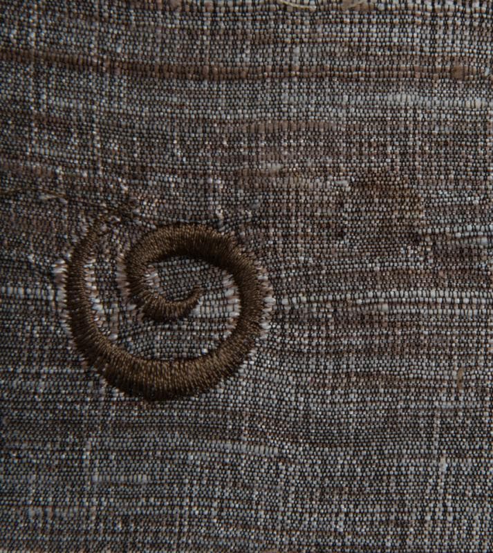 MINI SWIRLS fabric in Silk Mini Swirls Jupiter A - Catania Silks