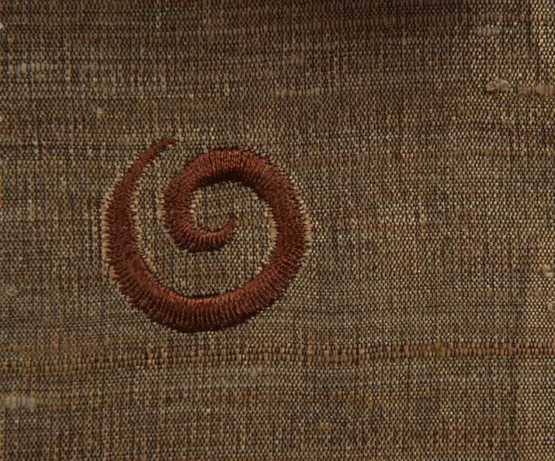 MINI SWIRLS fabric in Silk Mini Swirls Venus B - Catania Silks