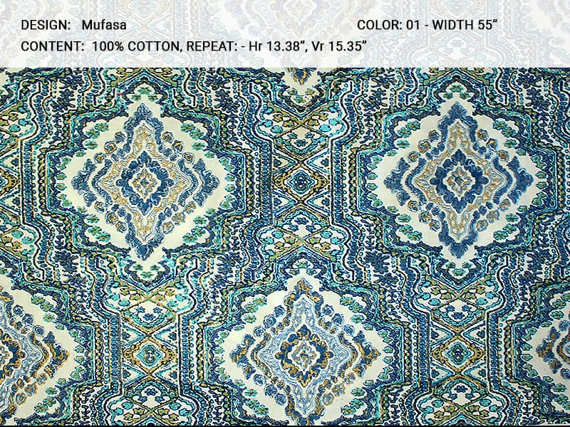 MUFASA fabric in Design Mufasa - Catania Silks
