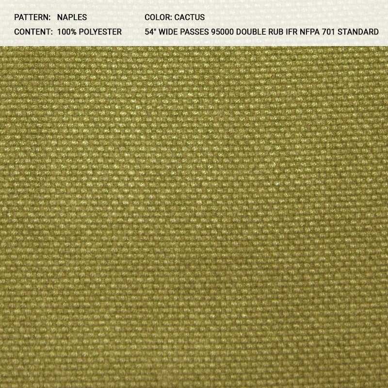 NAPLES fabric in Cactus - Catania Silks