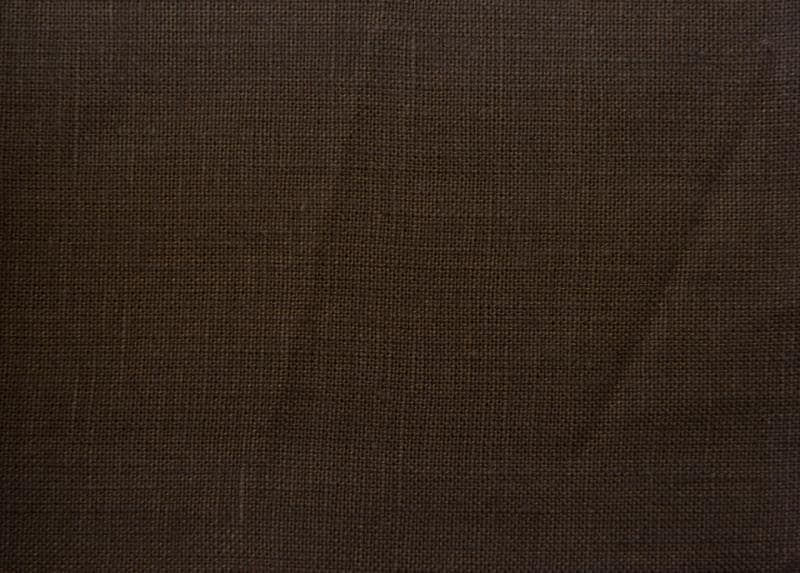 PALM BEACH fabric in Linen Palm Beach Chocolate - Catania Silks