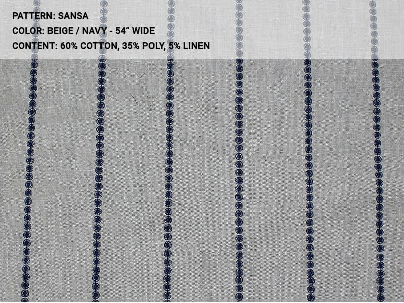 SANSA fabric - Catania Silks