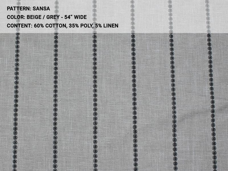 SANSA fabric - Catania Silks
