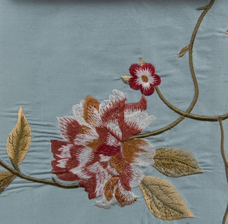 SYMPHONY fabric in Silk Symphony Rhenish Js - Catania Silks
