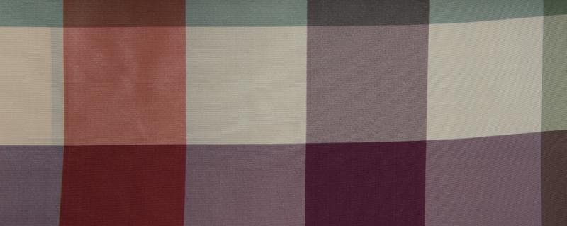 TAF 130 PLAID fabric in Venetian Collection Rust Violet Cream Grey Taf Plaid - Catania Silks