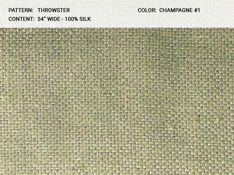 THROWSTER fabric - Catania Silks