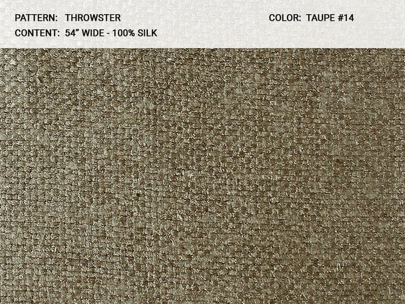 THROWSTER fabric - Catania Silks