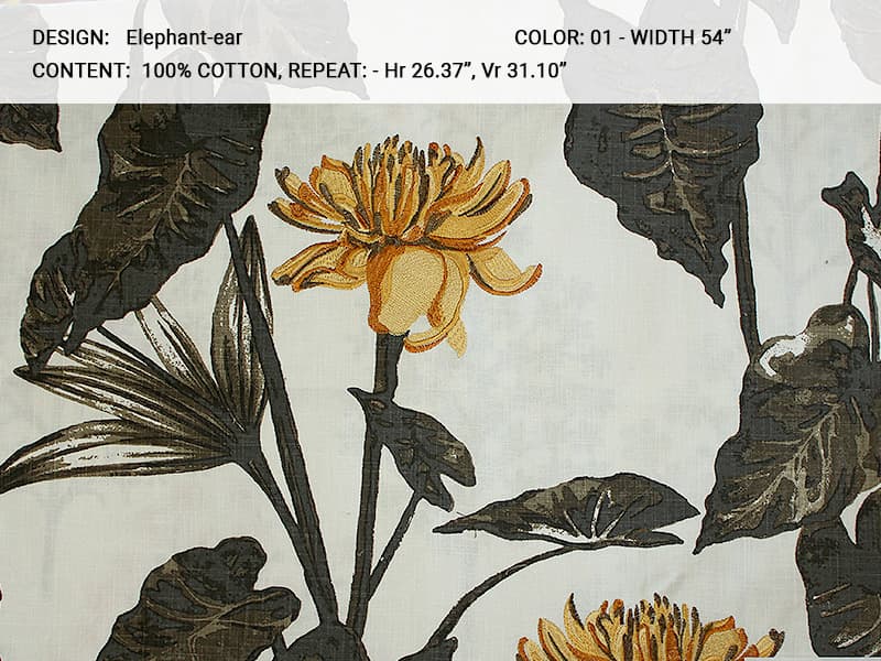 elephant ear fabric in Design Elephant Ear - Catania Silks